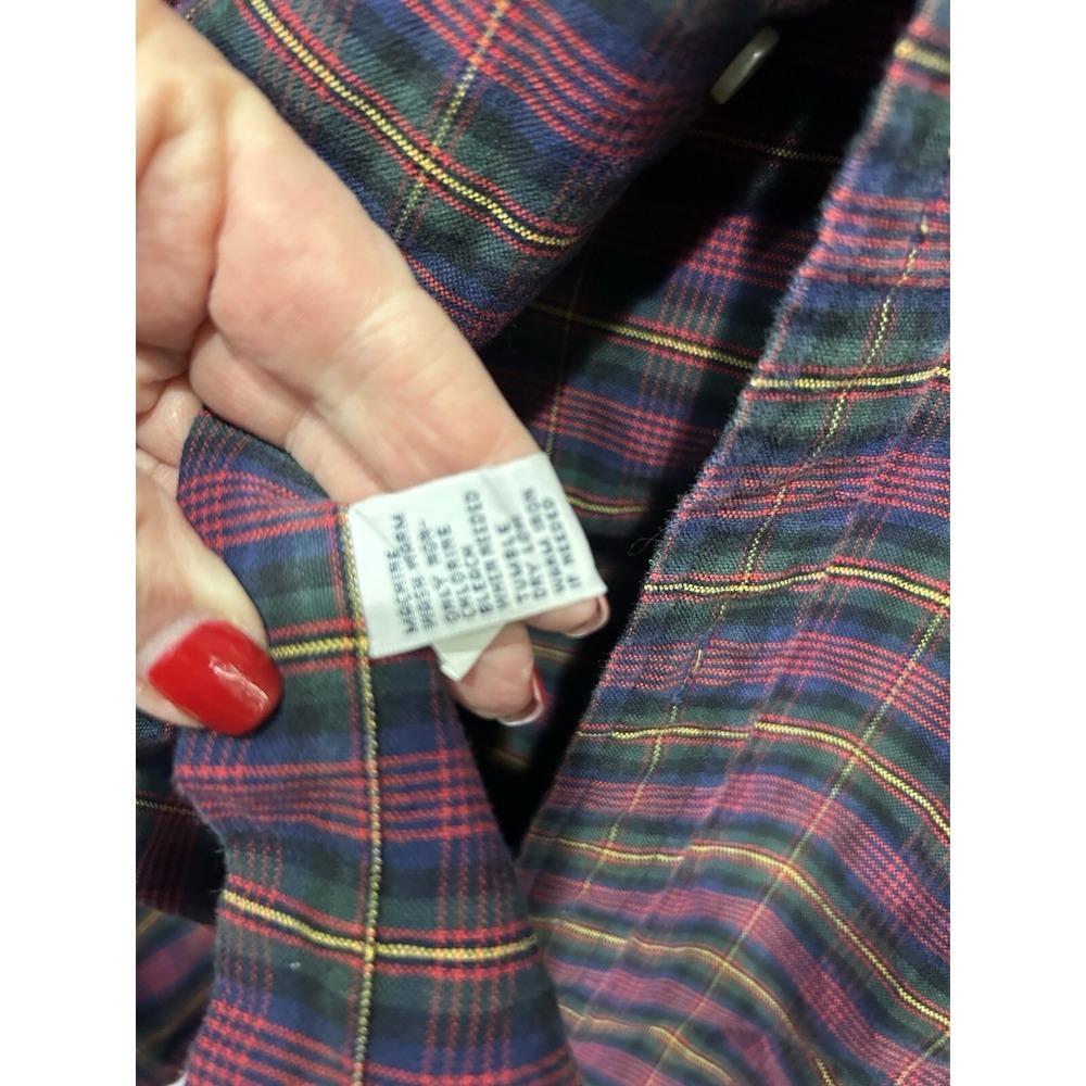 Ralph Lauren Polo Vintage Plaid Button Down Long Sleeve Custom Fit Preppy L - Picture 10 of 13